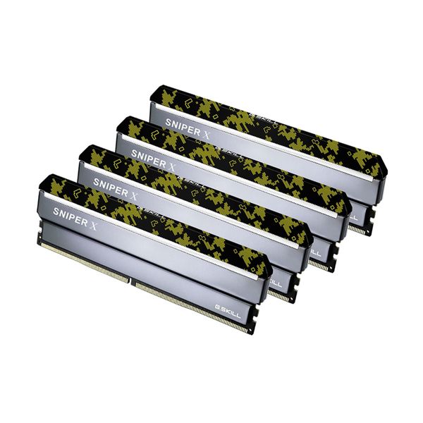 G.Skill G.Skill Sniper X 8GB DDR4-2400MHz C17 (F4-2400C17Q-32GSXK) x4 Μνήμη RAM