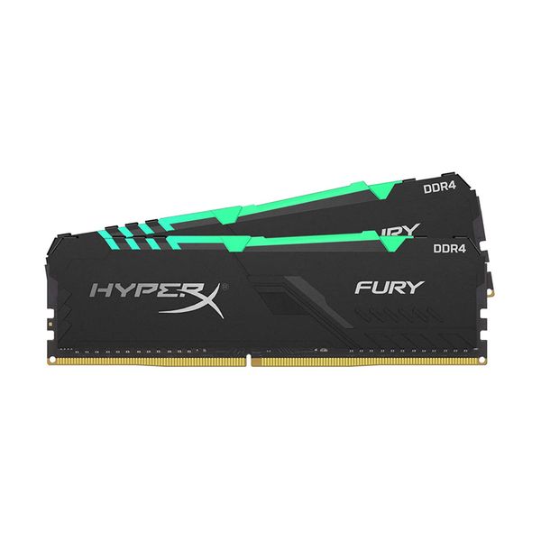 HyperX HyperX Fury RGB 16GB DDR4-3600MHz DIMM (HX436C18FB4AK2/32) x2 Μνήμη RAM