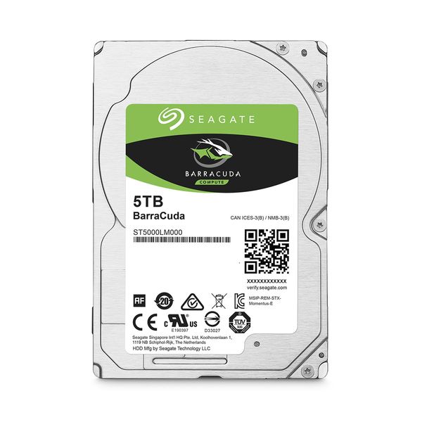 Seagate Barracuda 5TB 2.5" SATA HDD Εσωτερικός Σκληρός Δίσκος