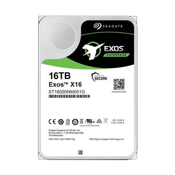 Seagate Exos X16 16TB 3.5" Sata HDD Εσωτερικός Σκληρός Δίσκος