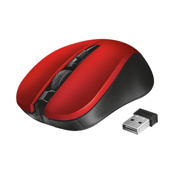 Trust Mydo Silent Click Wireless Red
