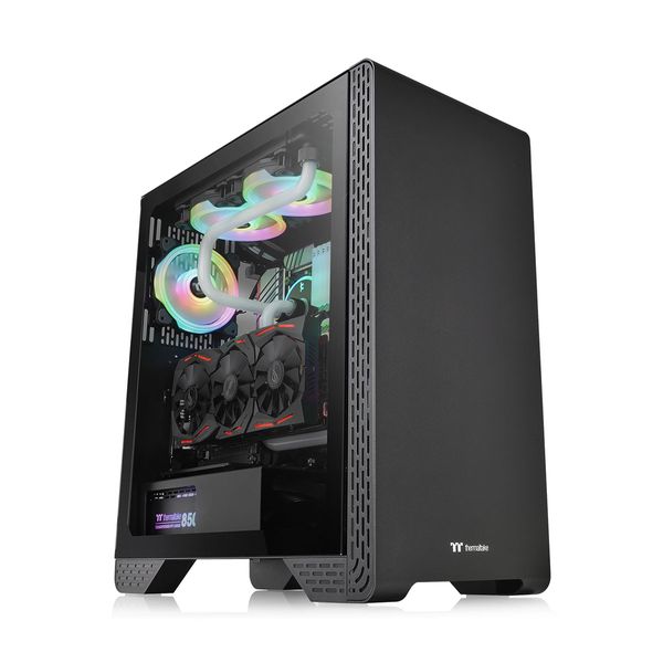 Thermaltake S300 Tempered Glass Black PC Case