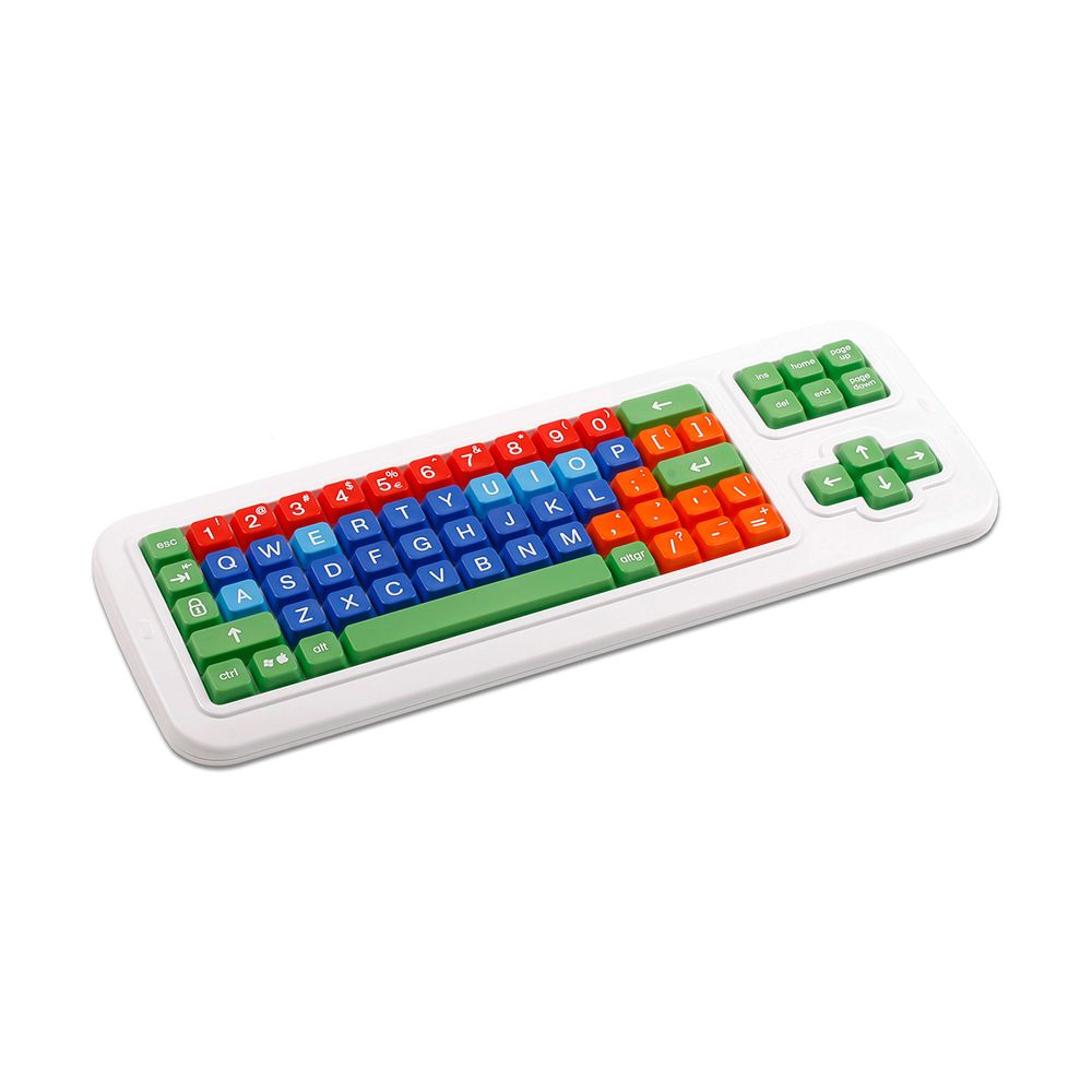 Clevy Keyboard Uppercase USB Πληκρολόγιο με υποστηρικτικές τεχνολογίες