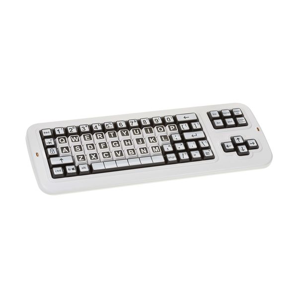 Clevy Contrast Keyboard Uppercase Bluetooth