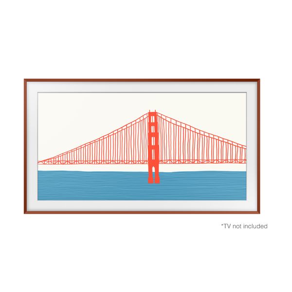 Samsung FA55 Terracotta Modern Frame 55"