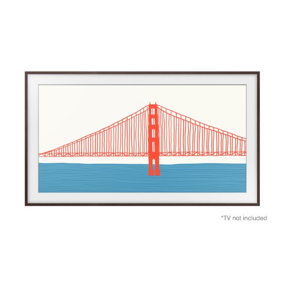 Samsung FA65 Brown Modern Frame 65" Πλαίσιο Τηλεόρασης