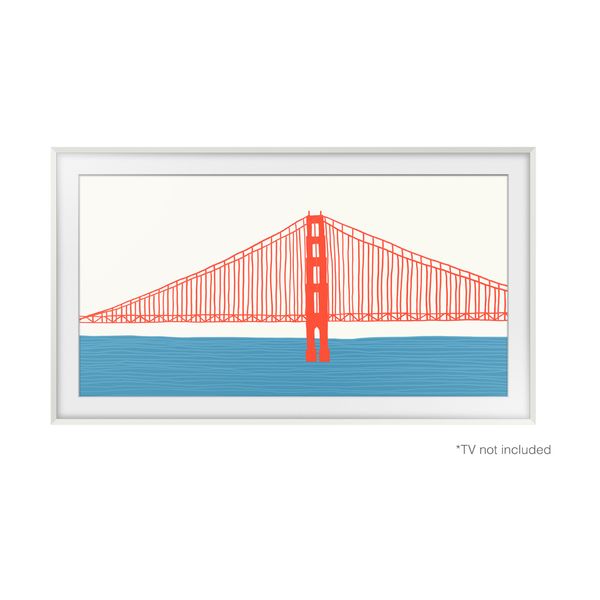 Samsung FA65 Classic White Modern Frame 65" Πλαίσιο Τηλεόρασης