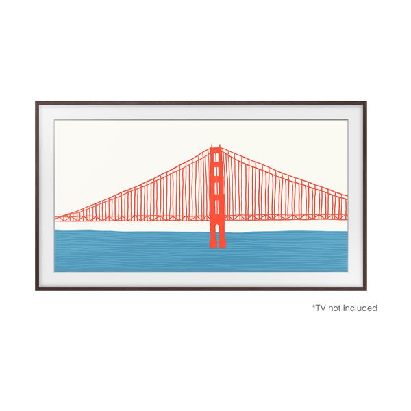 Samsung FA75 Brown Modern Frame 75" Πλαίσιο Τηλεόρασης