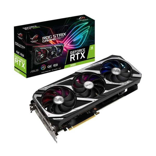 Asus Asus ROG Strix GeForce RTX 3060 OC Edition 12GB Κάρτα Γραφικών