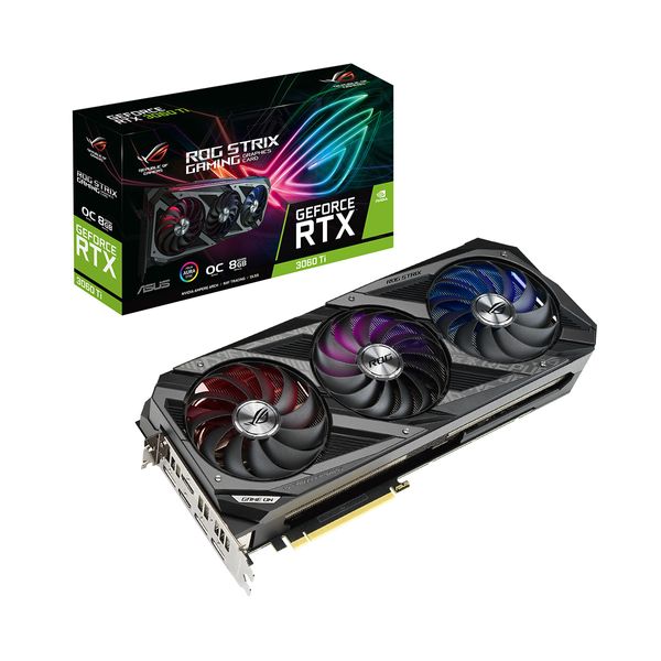 Asus Asus ROG Strix GeForce RTX 3060 Ti OC 8GB Κάρτα Γραφικών