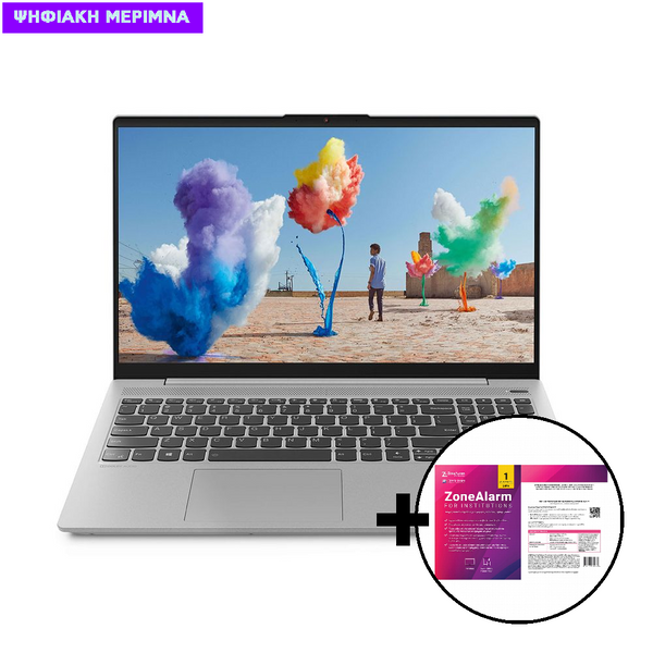 Lenovo IdeaPad 5 15ARE05 R7-4700U/16GB/512GB Laptop & ZoneAlarm Extreme Security for Institutions 1 Device, 2 Years Software