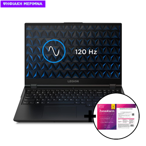 Lenovo Legion 5 15ARH05 R7-4800H/16GB/512GB/GTX1650 4GB Laptop & ZoneAlarm Extreme Security for Institutions 1 Device, 2 Years Software