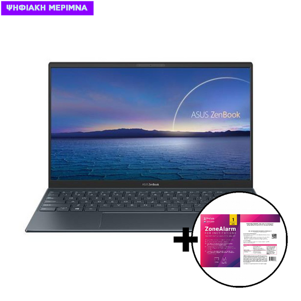 Asus ZenBook 14 UX425EA-WB501R i5-1135G7/8GB/512GB/W10 Pro Laptop & ZoneAlarm Extreme Security for Institutions 1 Device, 2 Years Software
