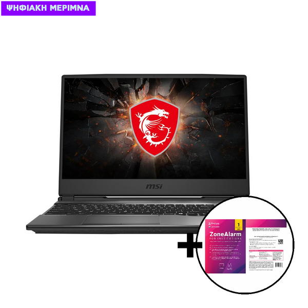 MSI GP65 Leopard 10SFK i7-1075OH/16GB/512GB/RTX 2070 8GB Laptop & ZoneAlarm Extreme Security for Institutions 1 Device, 2 Years Software