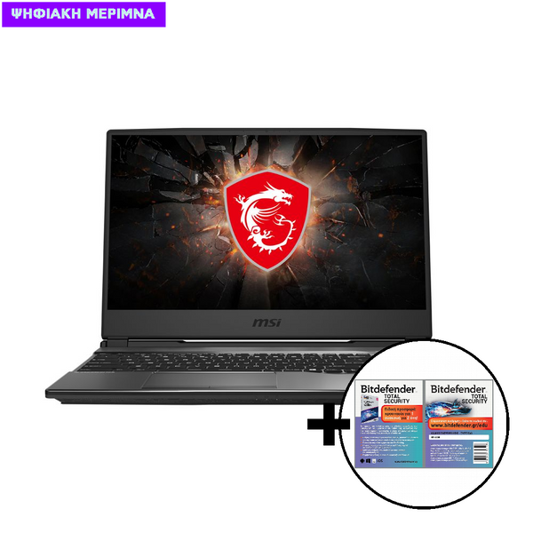 MSI GP65 Leopard 10SFK i7-1075OH/16GB/512GB/RTX 2070 8GB Laptop & Bitdefender Total Security (1 Device, 2 Years) Card Software
