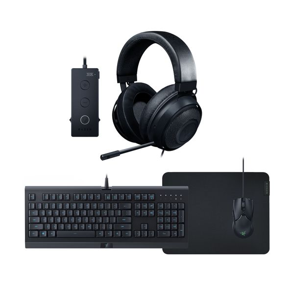 Razer Cynosa Lite & Viper Mini & Gigantus V2 & Kraken Tournament Edition Gaming Keyboard/Mouse/Mousepad/Headset