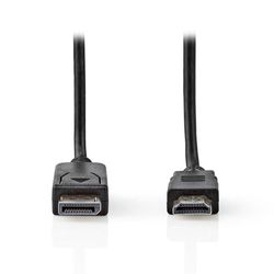 Nedis Display Port HDMI Male to Male 2m