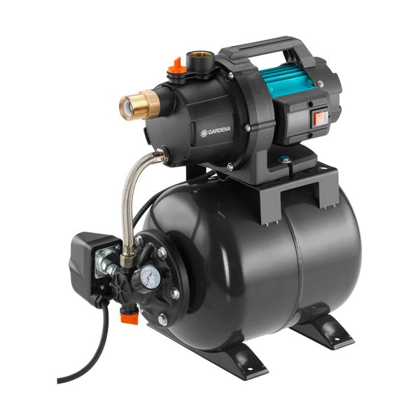 Gardena Πιεστικό συγκρότημα 3700/4 με βαρελάκι Σετ Φροντίδας Κήπου