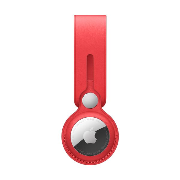 Apple Apple AirTag Leather Loop Red