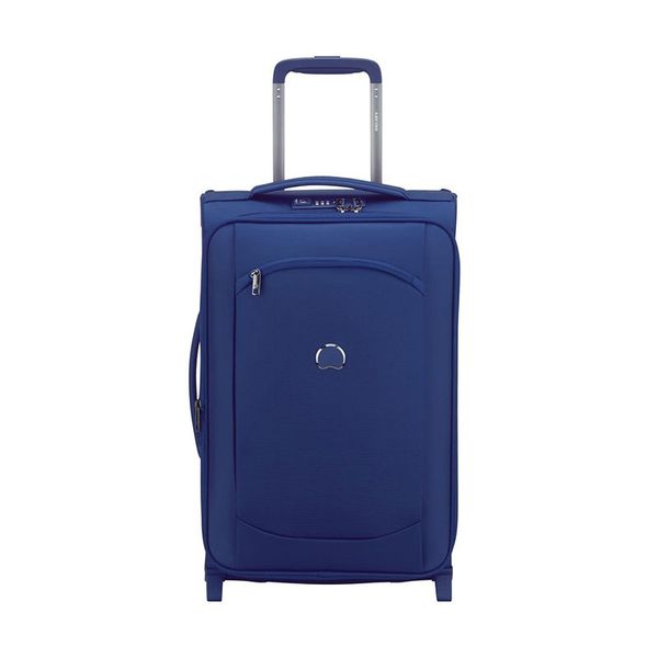 Delsey Expandable Montmartre Air 2.0 55x35x20cm Blue Βαλίτσα Ταξιδίου