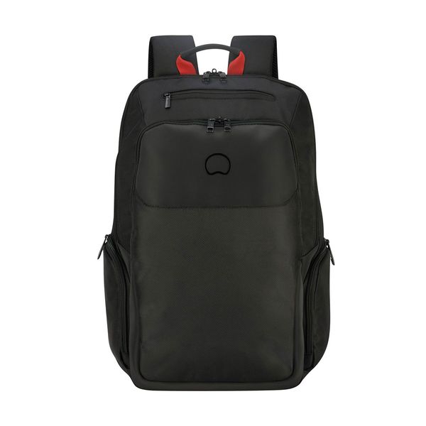 Delsey Parvis PC 17.3" Black Σακίδιο Πλάτης
