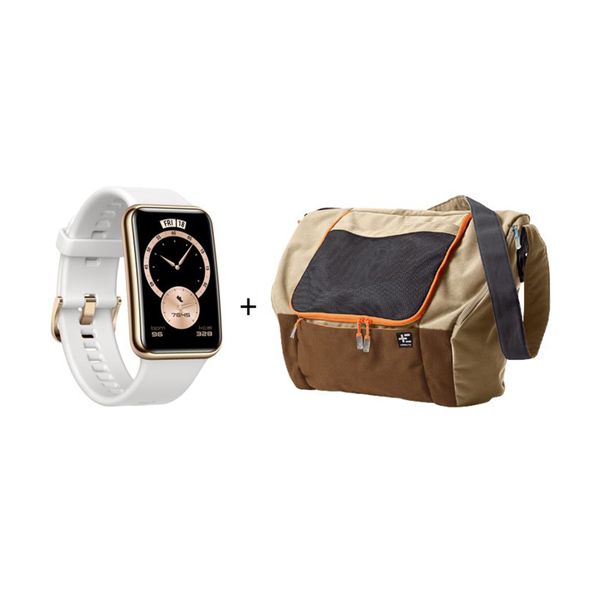 Huawei Huawei Watch Fit Elegant Edition White + Bag SmartWatch