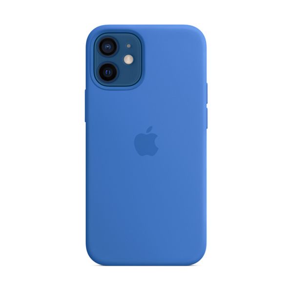 Apple iPhone 12 mini Silicone Case with MagSafe Βlue Θήκη Κινητού
