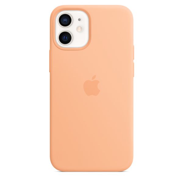 Apple iPhone 12 mini Silicone Case with MagSafe Cantaloupe Θήκη Κινητού