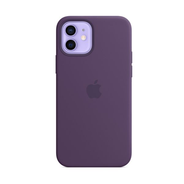 Apple iPhone 12/12 Pro Silicone Case with MagSafe Amethyst Θήκη Κινητού