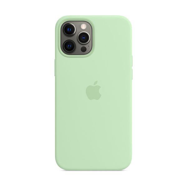 Apple iPhone 12 Pro Max Silicone Case with MagSafe Pistachio Θήκη Κινητού