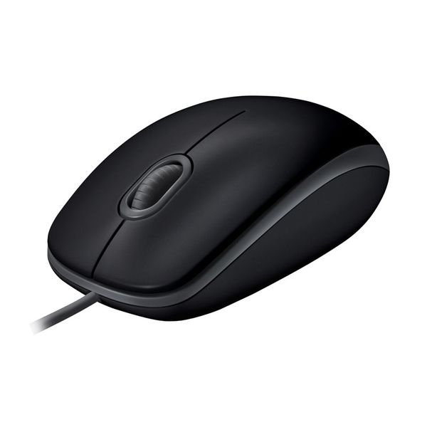 Logitech B110 Silent Black Ενσύρματο Ποντίκι