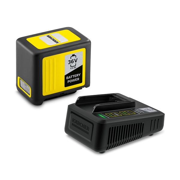 Karcher Battery Power 36V / 5,0Ah PROMO *EU Σετ μπαταρίας & ταχυφορτιστή Σετ Μπαταρίας Ιόντων Λιθίου & Φορτιστή