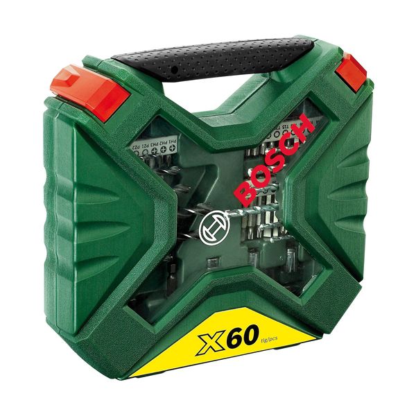 Bosch X-Line Classic Σετ Τρυπάνια & Κατσαβιδολάμων 60 Τμχ