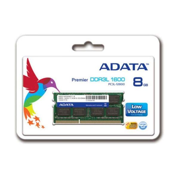 Adata Adata 8GB 1600MHz SODIMM DDR3L Μνήμη RAM