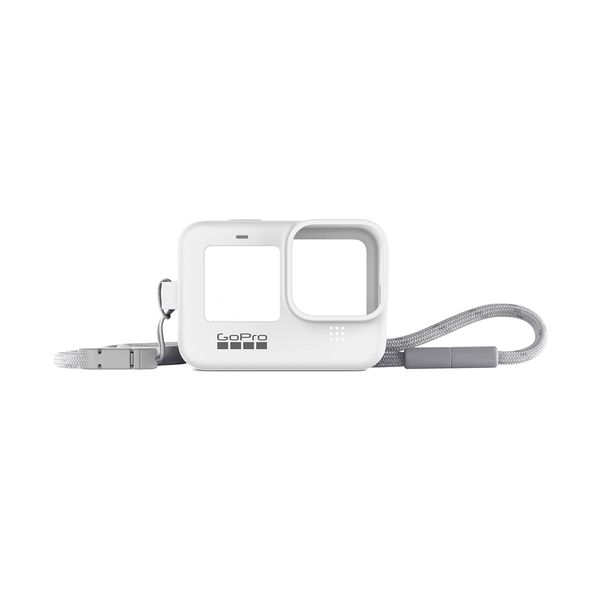 GoPro Ηero 9 Sleeve & Lanyard White Θήκη Σιλικόνης
