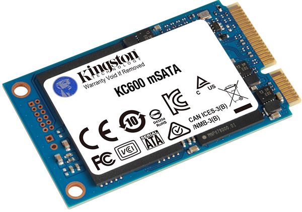 Kingston KC600 mSATA 256GB SSD Εσωτερικός Δίσκος