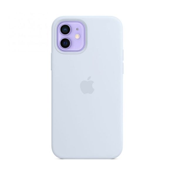 Apple iPhone 12/12 Pro Silicone Case with MagSafe Cloud Blue Θήκη Κινητού