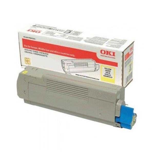 Oki Toner 46490605 Yellow Toner