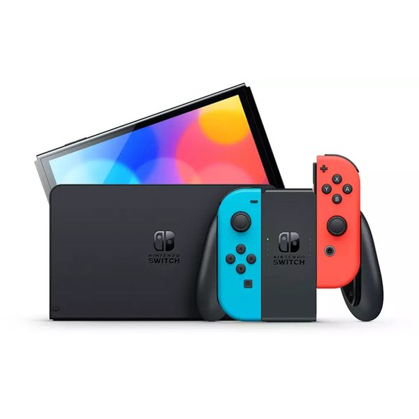 Nintendo Switch OLED model Neon Red/Neon Blue set