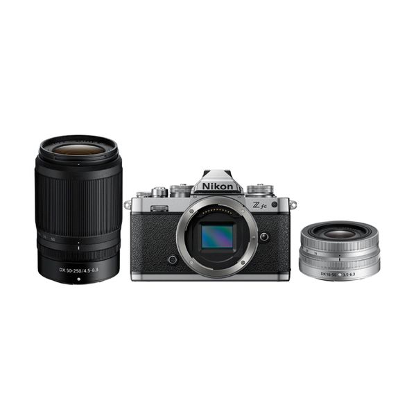 Nikon Nikon Z fc 16-50mm VR Silver & 50-250mm VR Kit Φωτογραφική Μηχανή Mirrorless