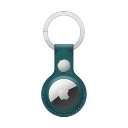 Apple  AirTag Leather Key Ring Forest Green