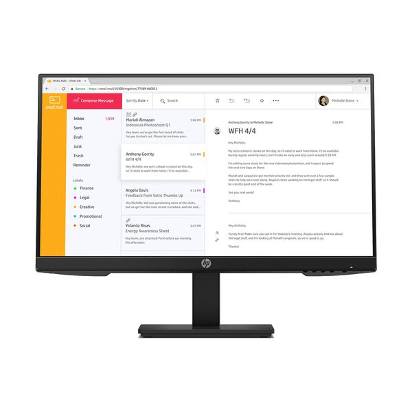 HP P24h G4 Monitor
