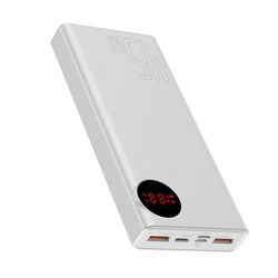 Baseus 45W Quick Charge 2x USB & USB Type C White