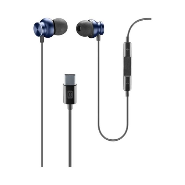 Cellular Line Cellular Line Type-C Blue/Black Ακουστικά Ψείρες