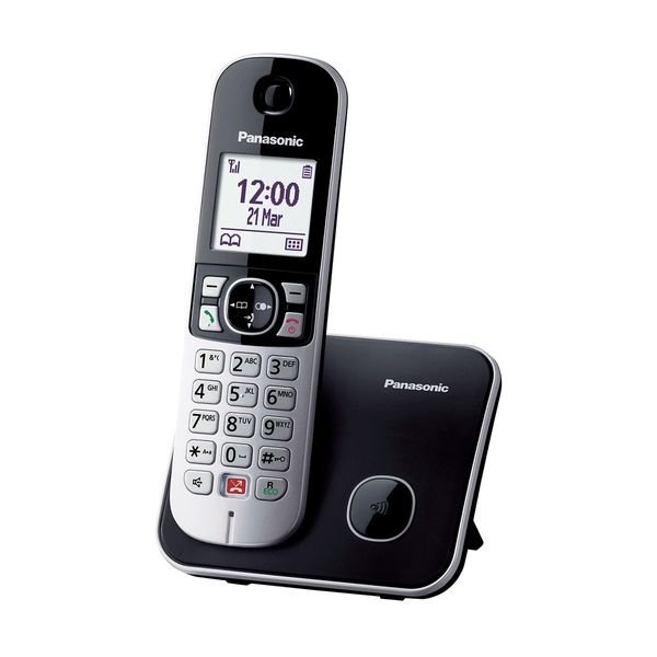 Panasonic KX-TG6851GRB Black Ασύρματο Tηλέφωνο