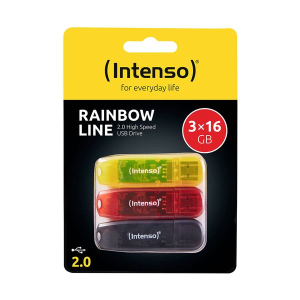 Intenso Rainbow Line 3x16GB