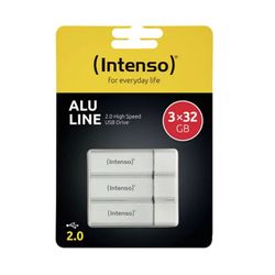 Intenso Alu Line 3x32GB USB 2.0 Silver