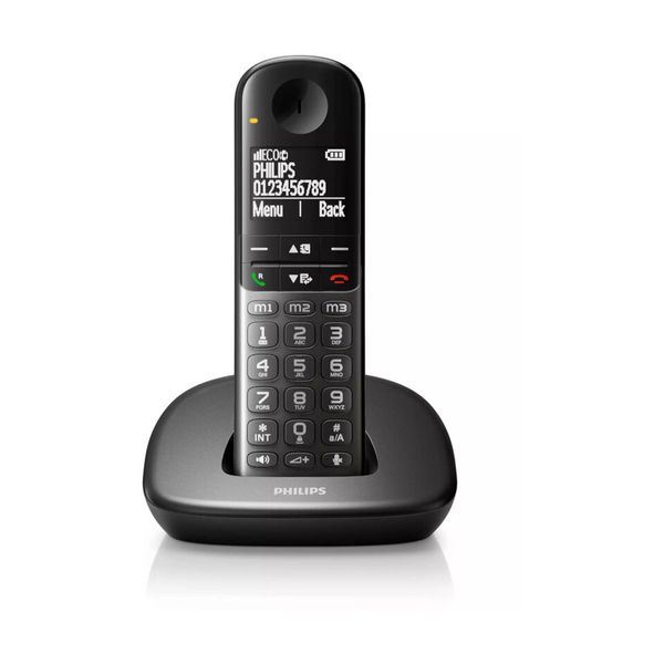Philips XL4901 Black Ασύρματο Tηλέφωνο