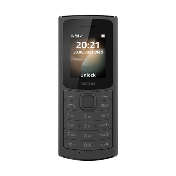 Nokia Nokia 110 4G Dual Sim Black Κινητό Τηλέφωνο