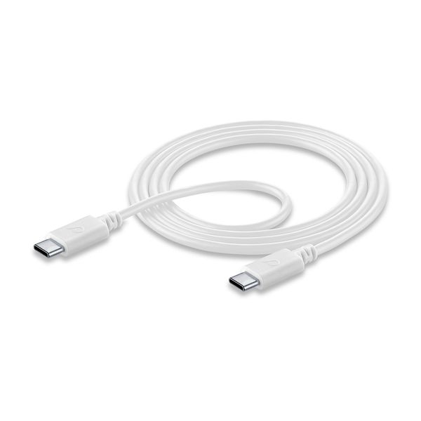 Cellular Line Cellular Line Type-C to Type-C 1.2m White Καλώδιο